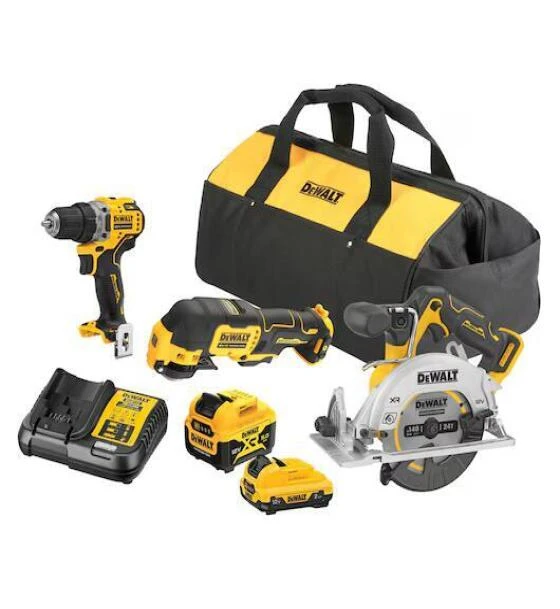 ست سه&zwnj;تکه شارژی ۱۲ ولت DeWALT مدل DCK317P1D1-QW؛ عکس اصلی 1