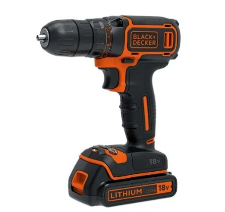 کیت دریل شارژی ۱۸ ولت Black & Decker مدل BDCHD18B2FC-QW؛ عکس اصلی 2