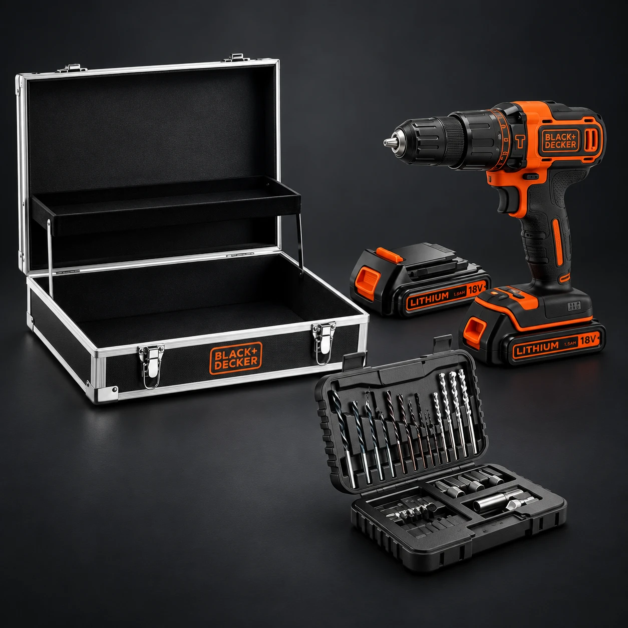 کیت دریل شارژی ۱۸ ولت Black+Decker